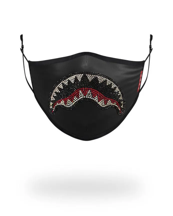 ADULT TRINITY SHARK FORM FITTING FACE MASK