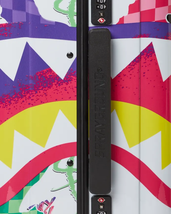 DREAMY TECHNICOLOR SHARKNAUTICS HARDSHELL CARRY-ON LUGGAGE