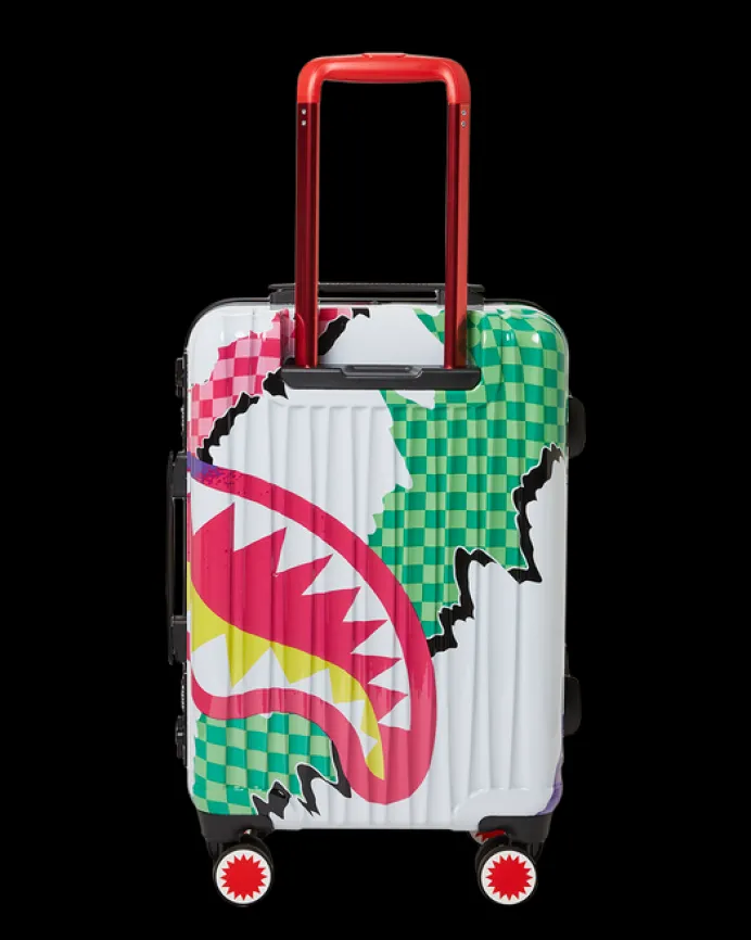 DREAMY TECHNICOLOR SHARKNAUTICS HARDSHELL CARRY-ON LUGGAGE