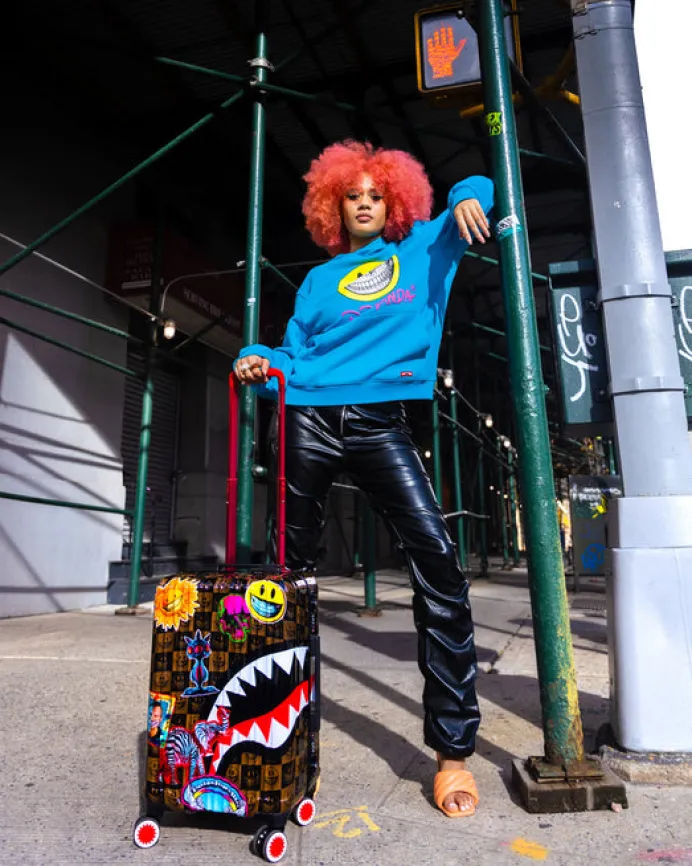 GLOBAL MOGUL POPAGANDA RON ENGLISH EDITION HARDSHELL CARRY-ON LUGGAGE