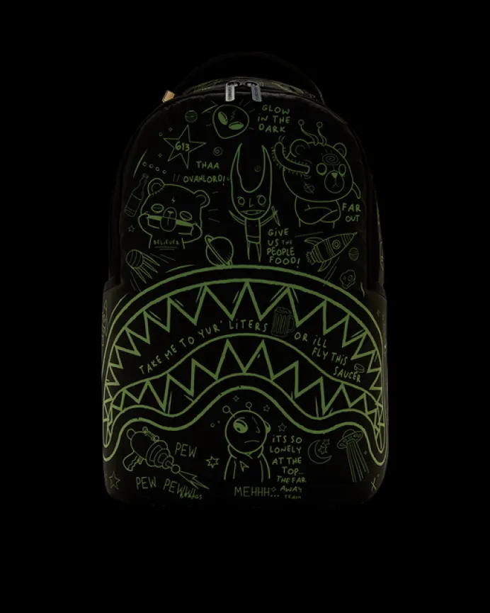 GLOW THE SPACE BACKPACK (GLOW IN THE DARK EFFECT)