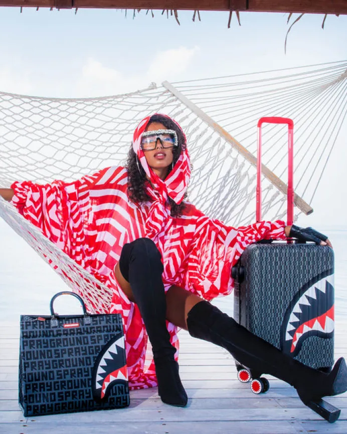 SHARKFINITY STEALTH PILOT SHARKNAUTICS HARDSHELL CARRY-ON LUGGAGE