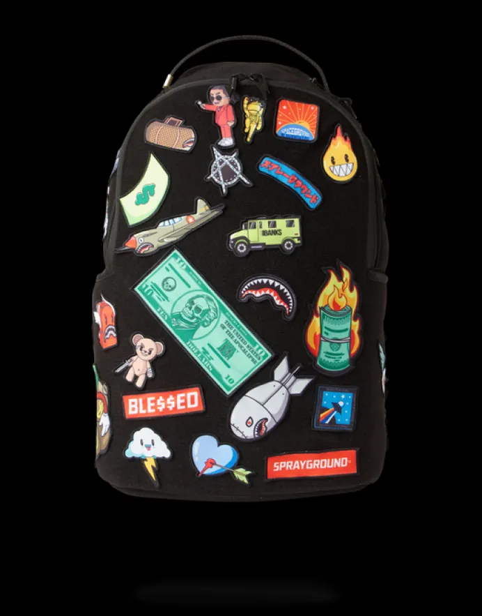 THE 32 REMOVABLE PATCHES VELCRO BACKPACK